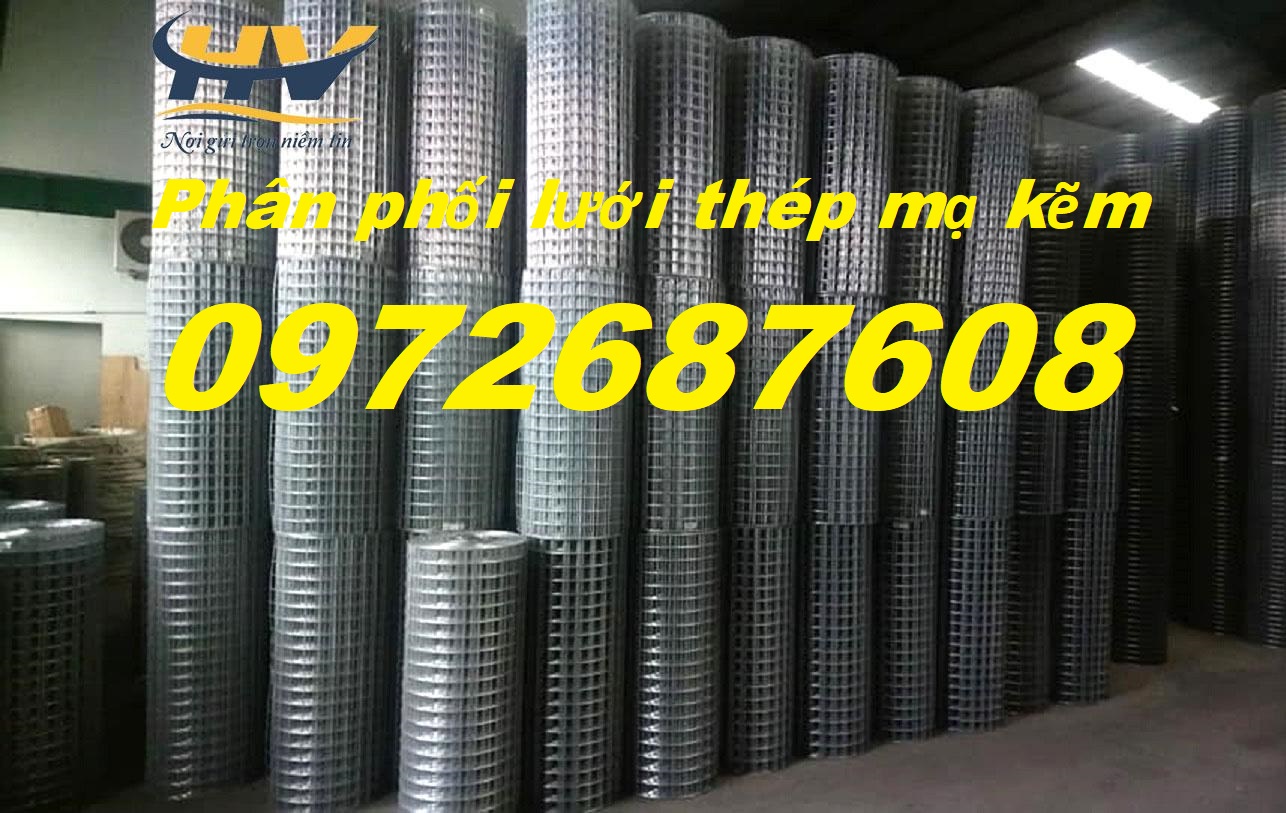Lưới thép ô vuông, lưới thép mạ kẽm D3 Ô5050 tại TP HCM