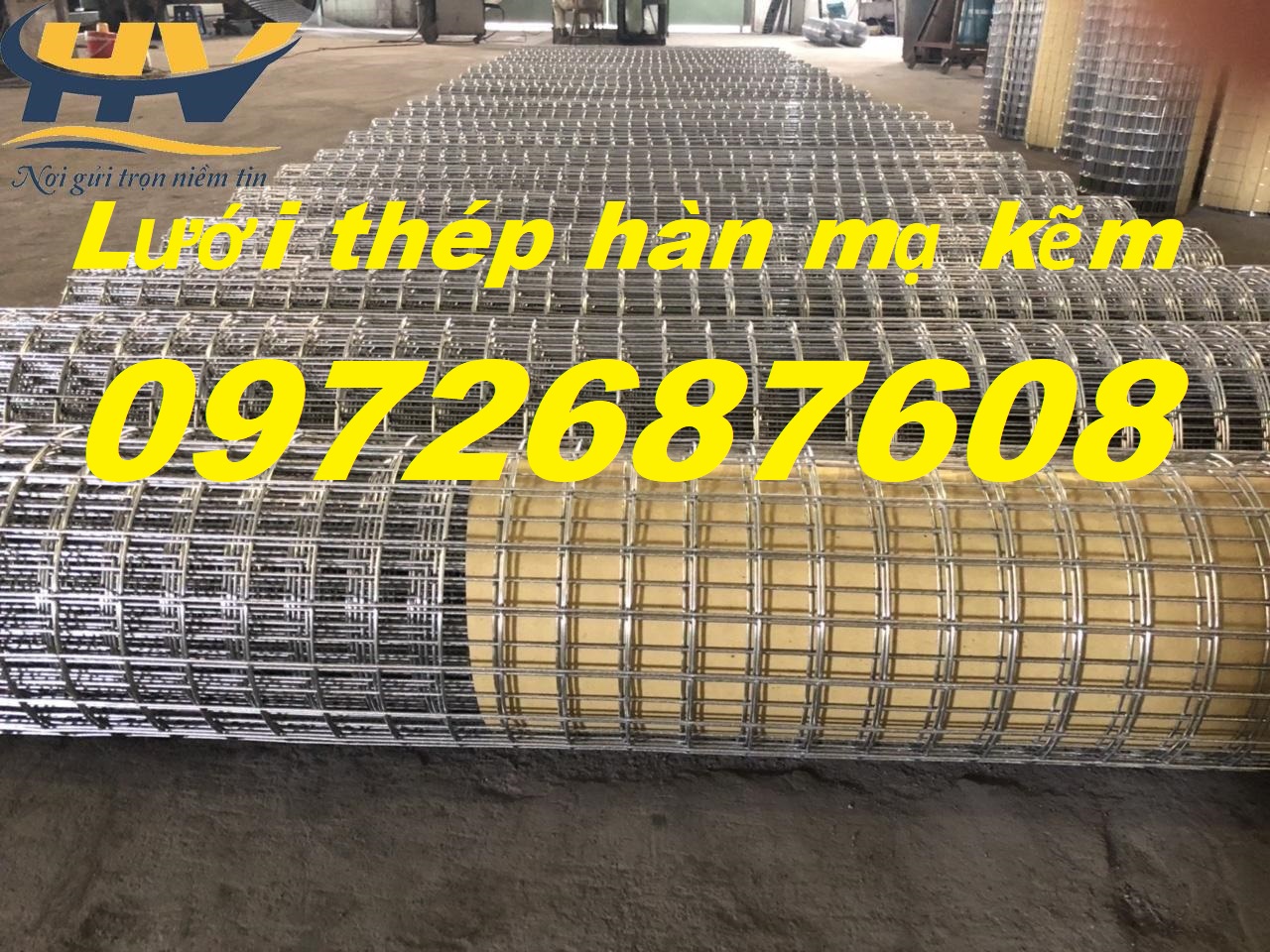 Lưới thép ô vuông, lưới thép mạ kẽm D3 Ô5050 tại TP HCM