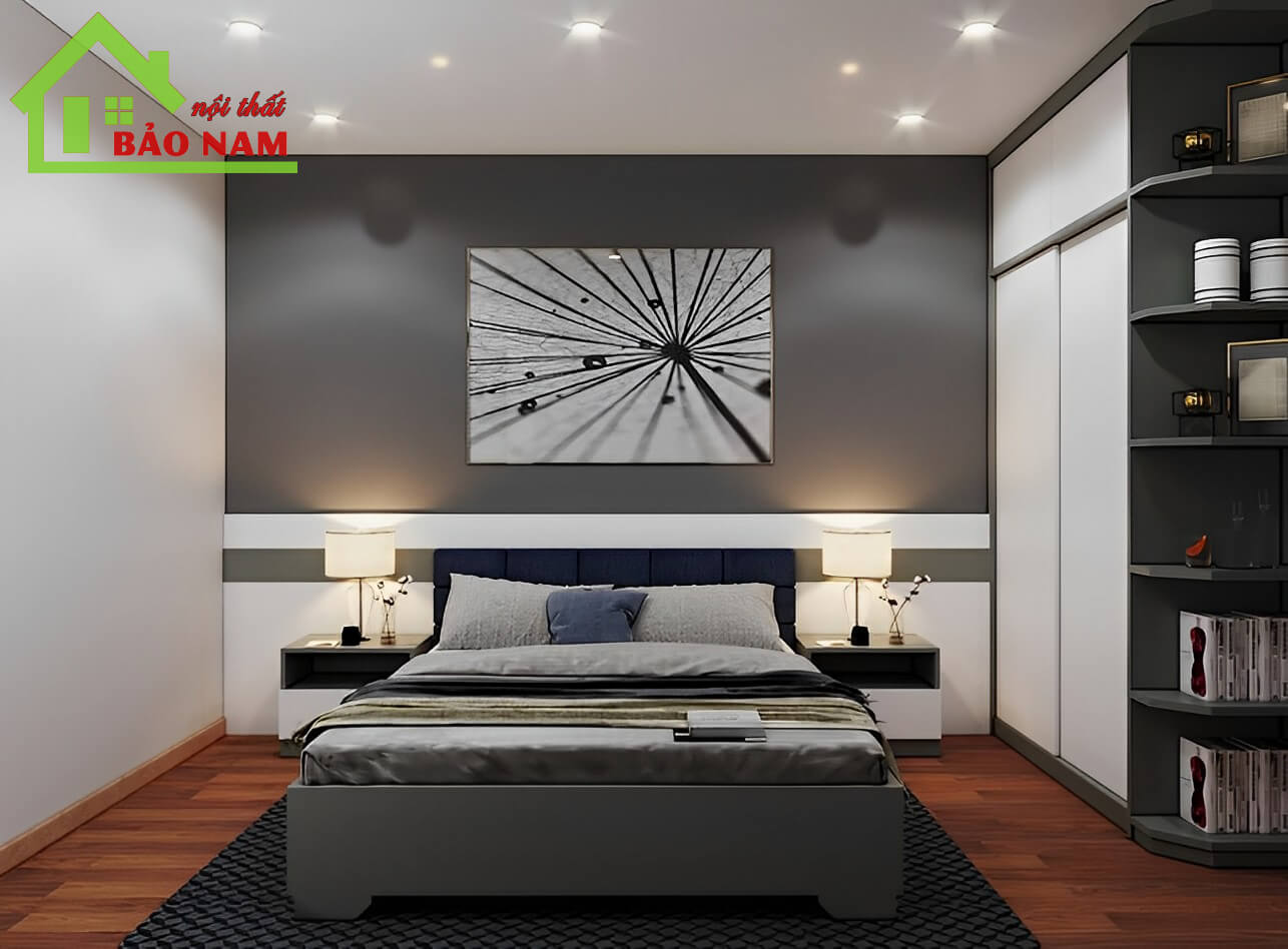 Bộ giường tủ đẹp hiện đại hcm - Thiết kế nội thất phòng ngủ