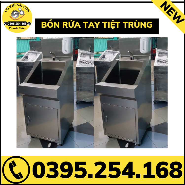 Bồn rửa tay tiệt trùng các loại 1 vòi, 2 vòi và 3 vòi