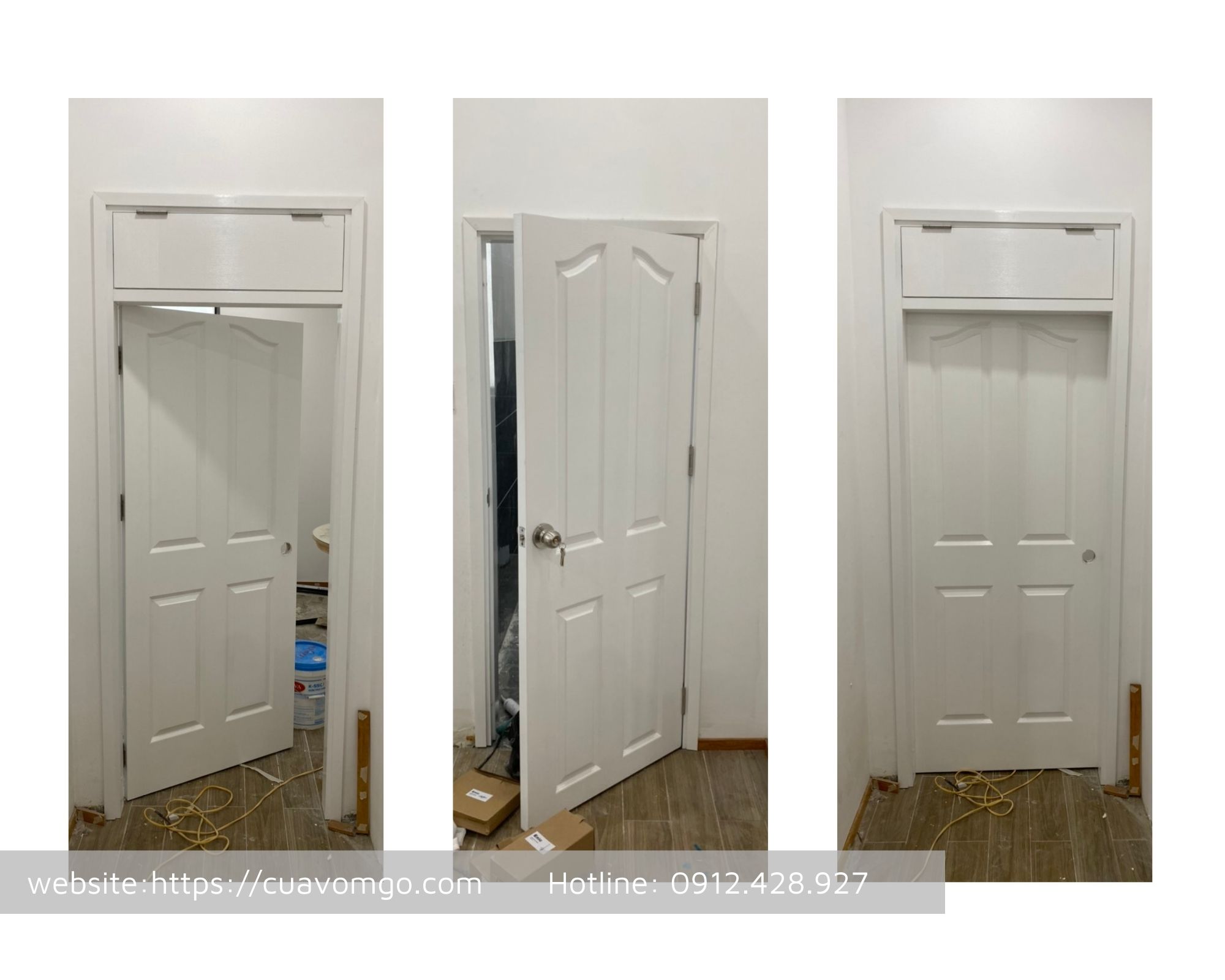 Cửa gỗ công nghiệp HDF tại Quận 7  cửa gỗ cao cấp