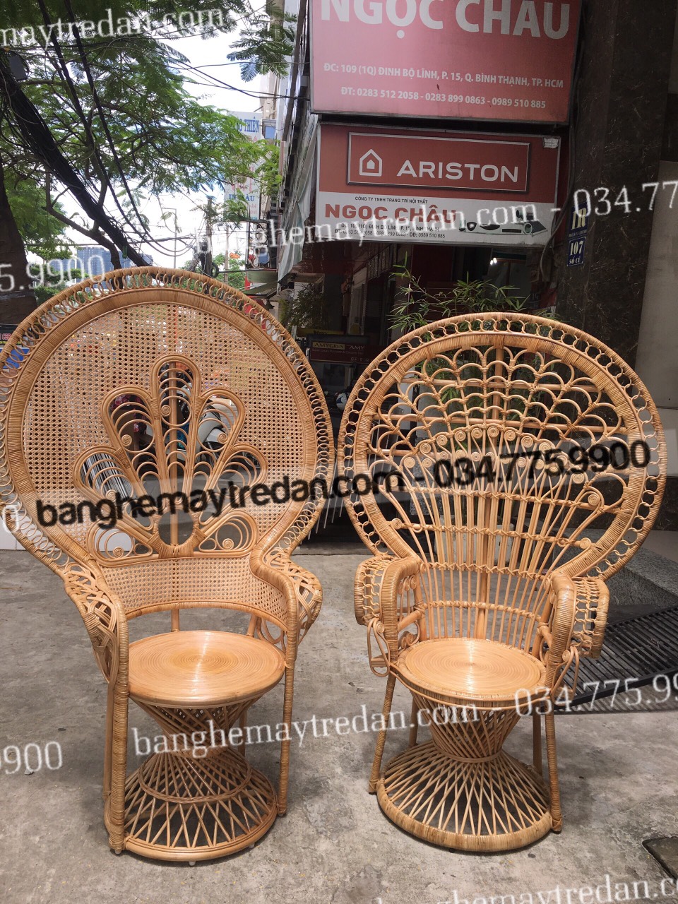 Ghế mây đuôi công, ghế nữ hoàng cực chảnh