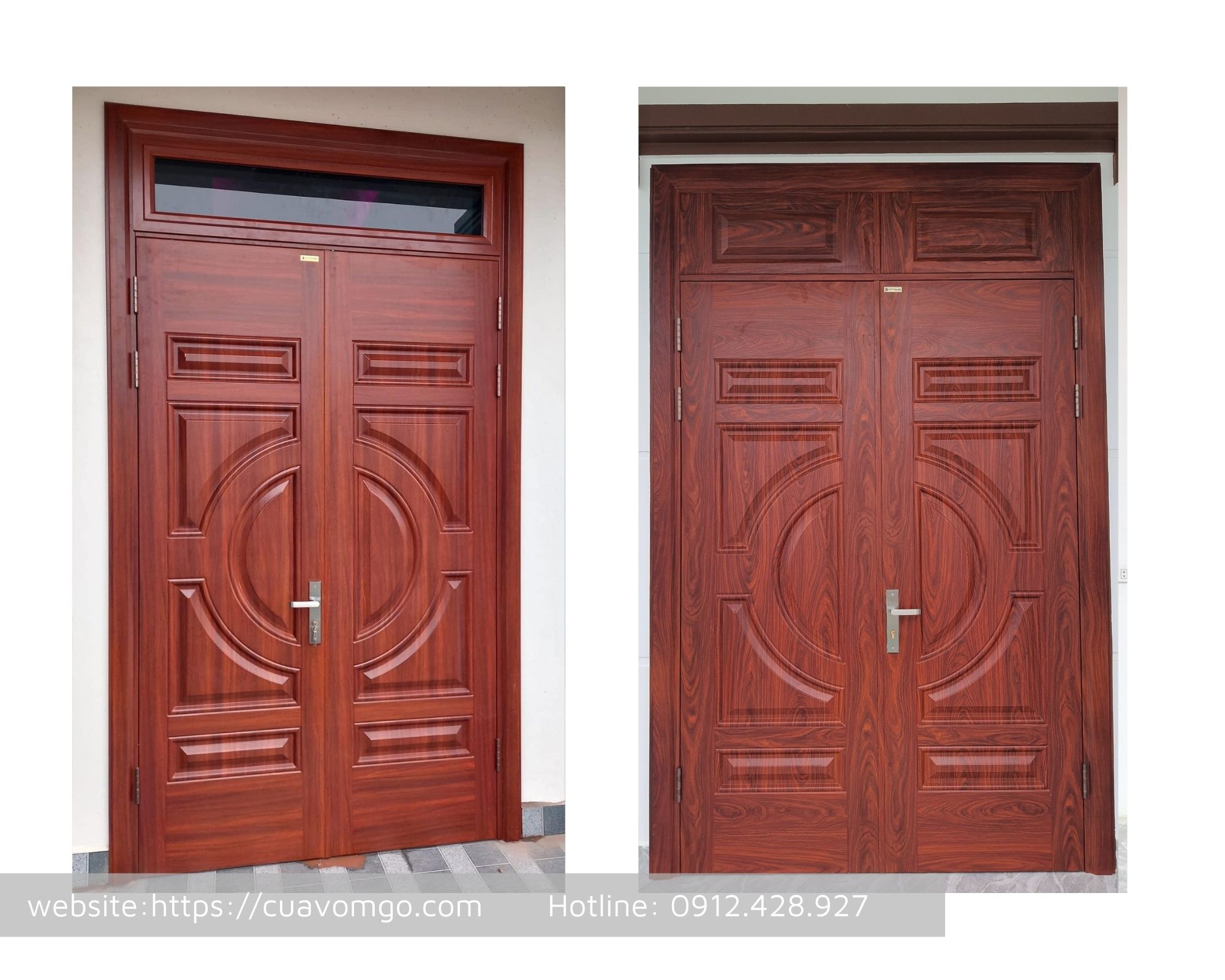 Báo giá cửa thép vân gỗ mới nhất hoabinhdoor cao cấp