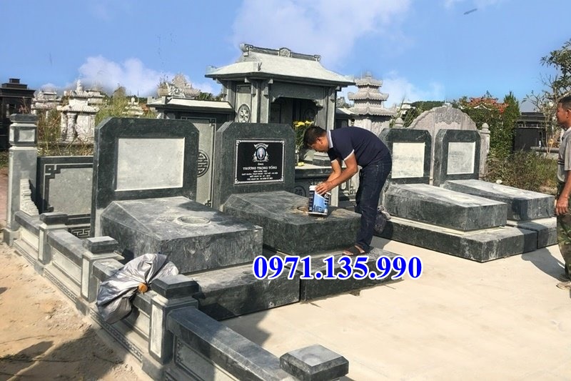 Mồ mả đá - Mẫu mồ mả bằng đá xanh đẹp bán tại Khánh Hoà