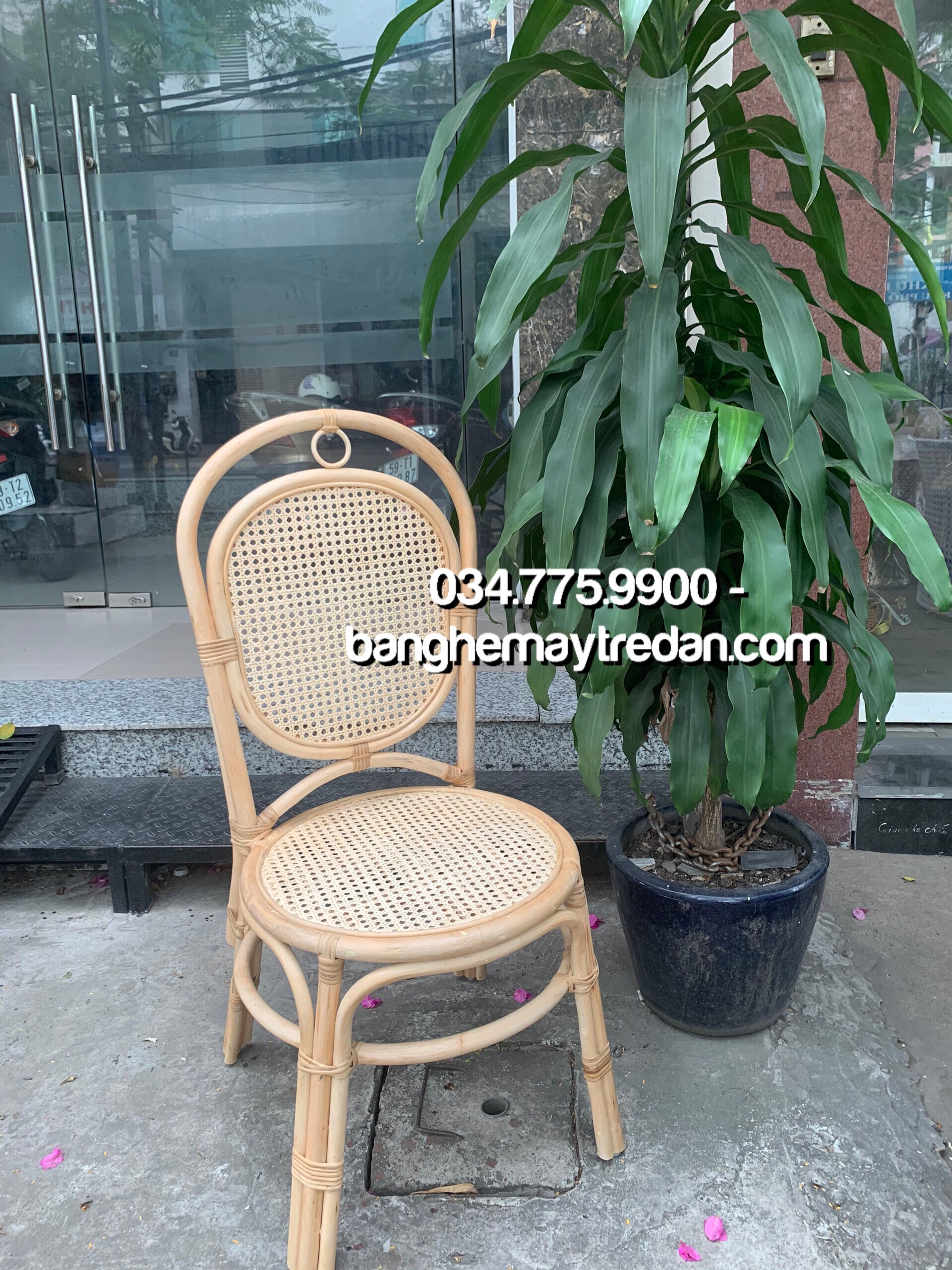 Ghế ăn mây tre không có tay - Bàn ghế mây tre đan