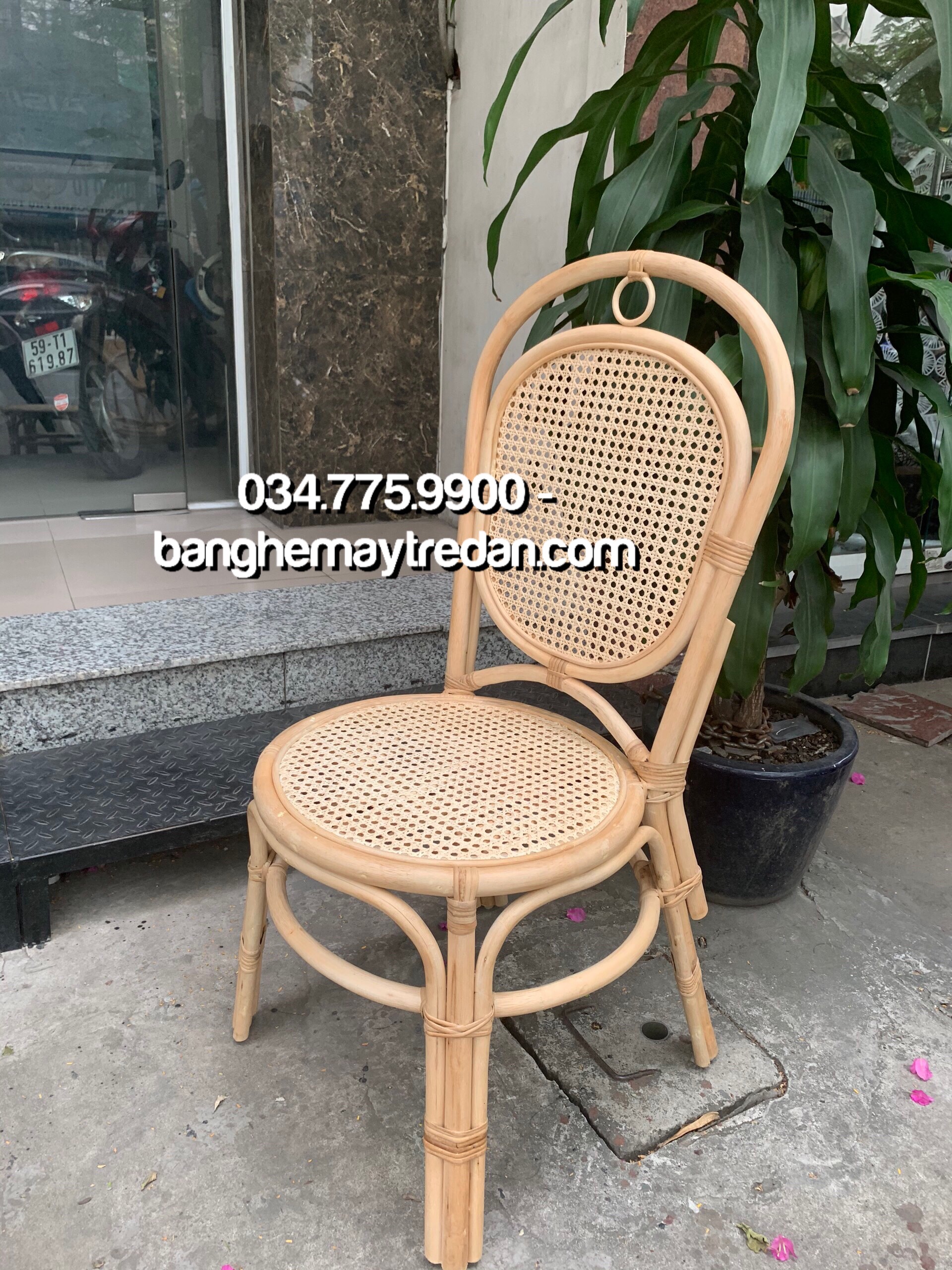 Ghế ăn mây tre không có tay - Bàn ghế mây tre đan
