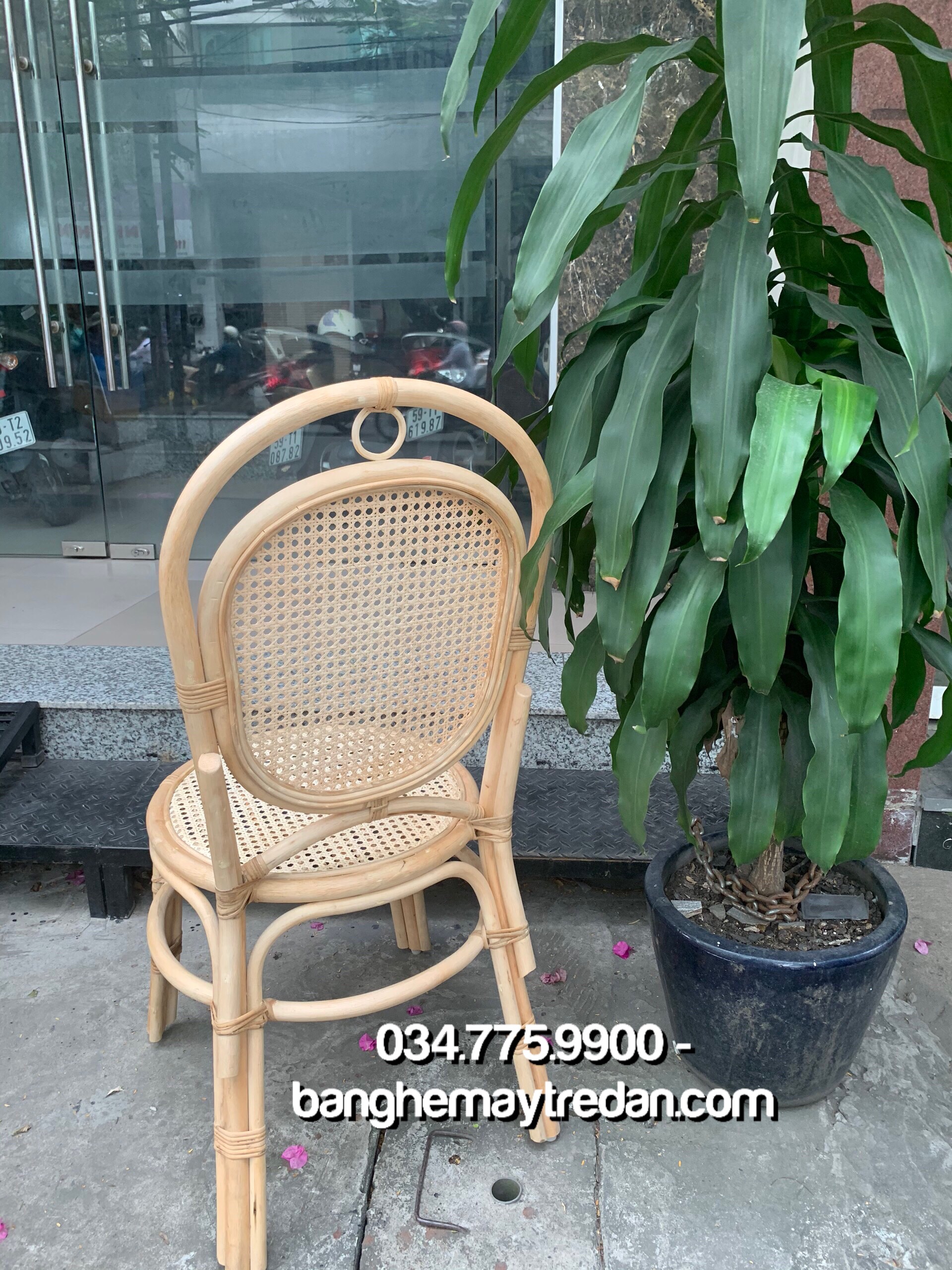 Ghế ăn mây tre không có tay - Bàn ghế mây tre đan