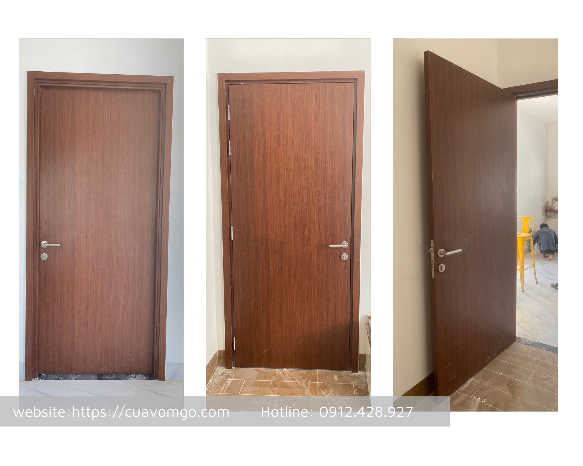 Cửa nhựa giả gỗ Composite tại Quận 8  cửa nhựa giá rẻ