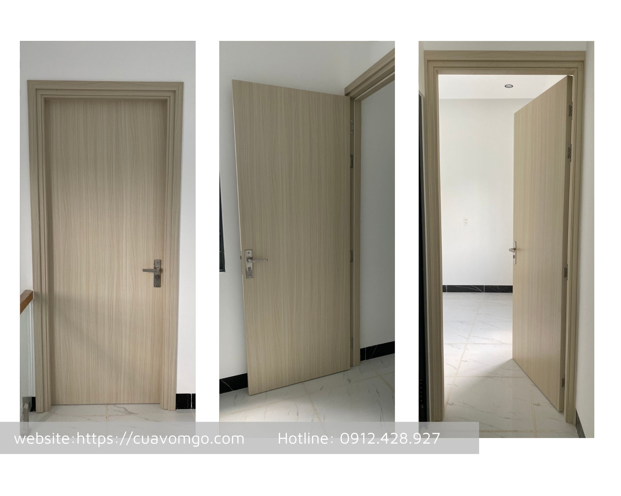 Cửa nhựa giả gỗ Composite tại Quận 8  cửa nhựa giá rẻ