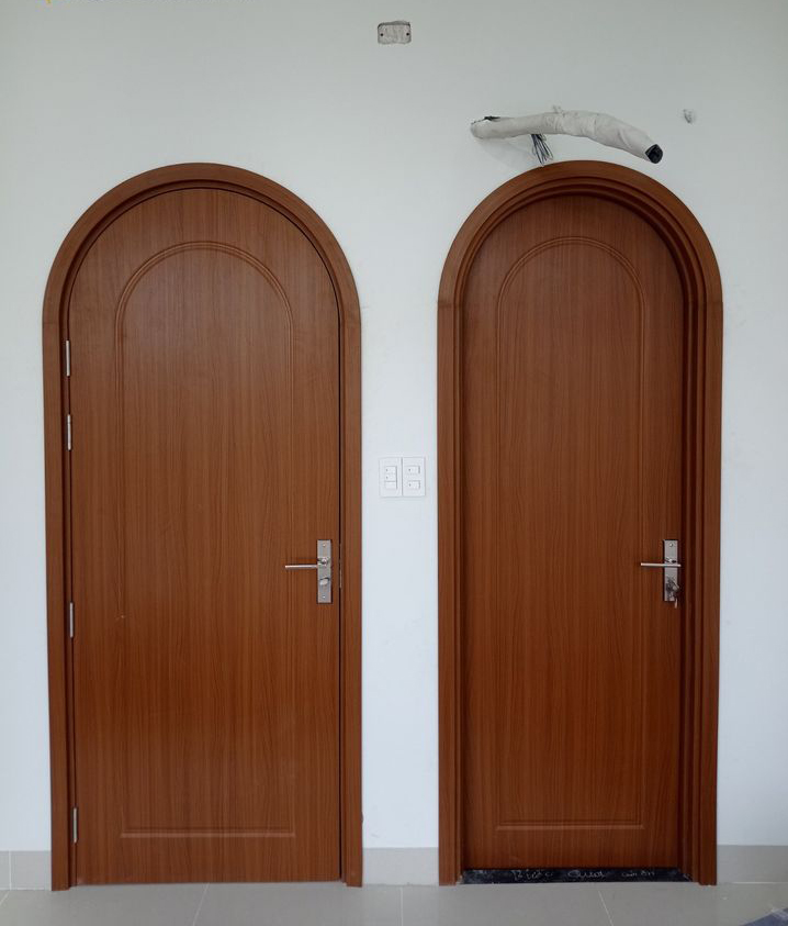 Cửa nhựa vòm Composite - Cửa gỗ vòm sang trọng - Cửa nhựa giá rẻ
