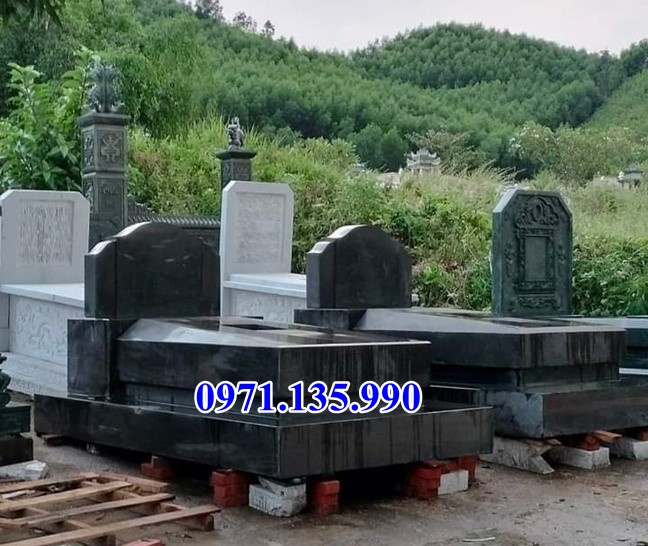 Mộ đá hoa cương - Mẫu mộ bằng đá Granite đẹp bán tại Bắc Giang