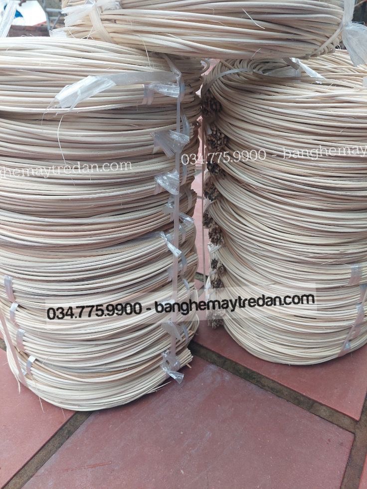 Nẹp mây tròn 5-6-7-8 ly chặn mành mây giá rẻ