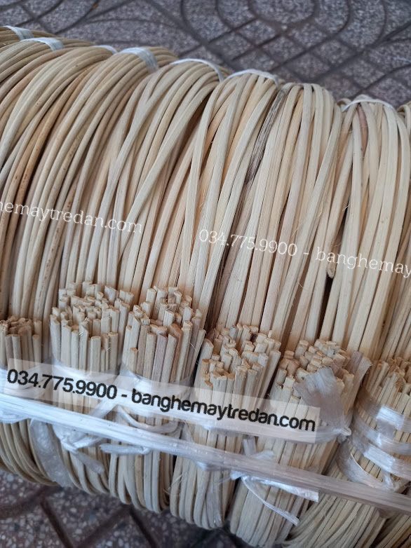 Nẹp mây tròn 5-6-7-8 ly chặn mành mây giá rẻ
