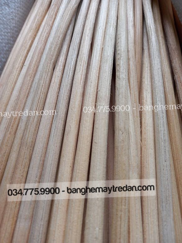 Nẹp mây tròn 5-6-7-8 ly chặn mành mây giá rẻ