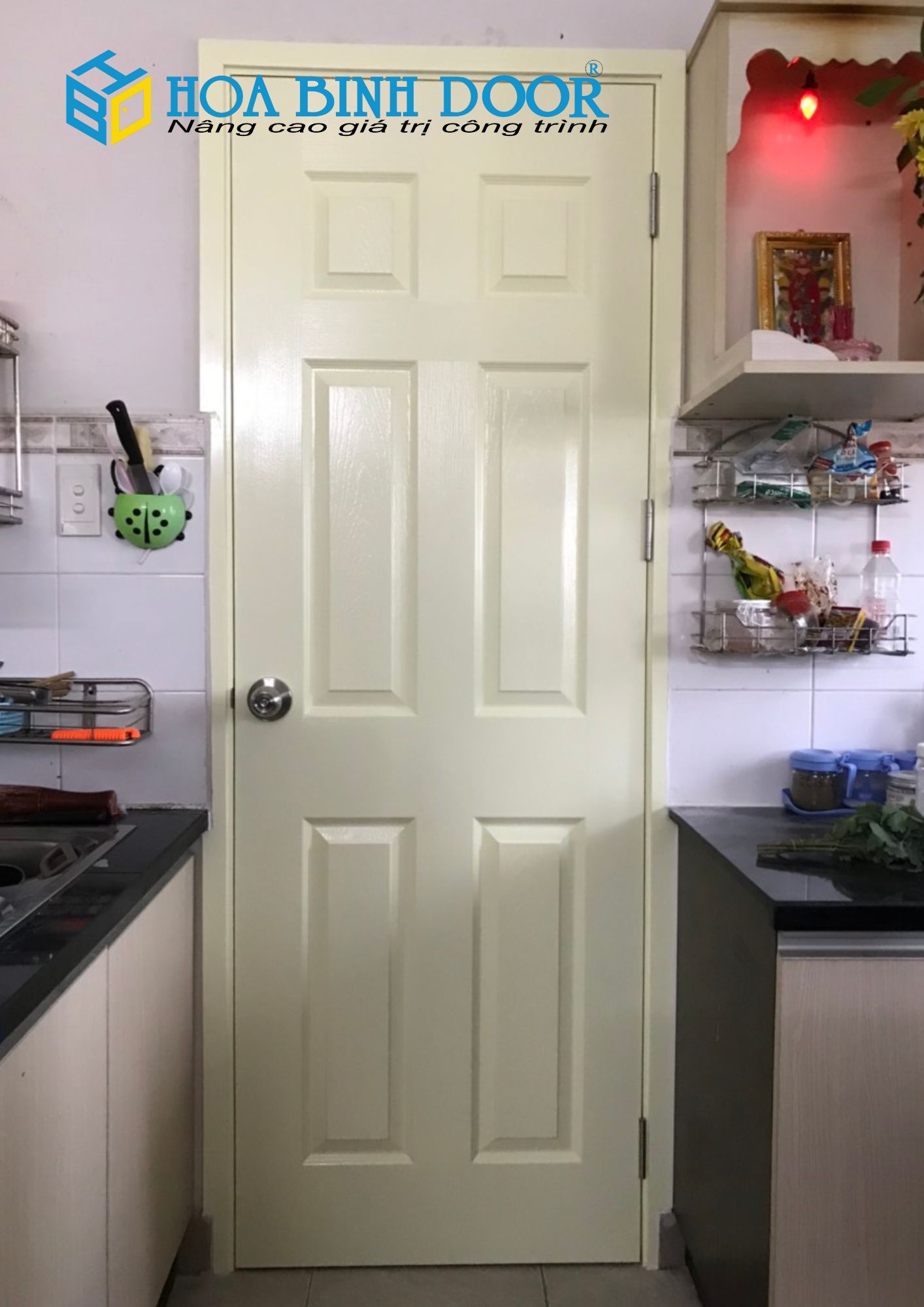 Mẫu cửa gỗ công  nghiệp tại Quận 8 [ Hoabinhdoor]