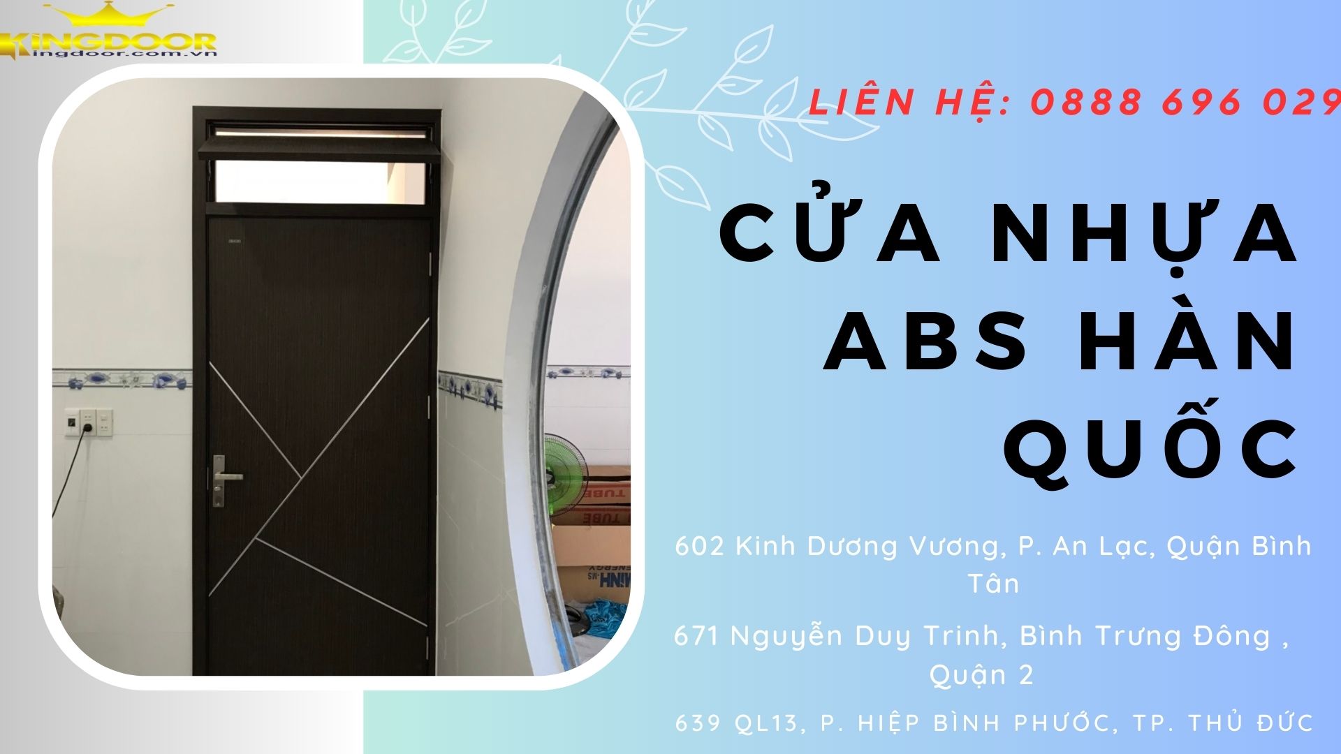 Top những mẫu cửa nhựa ABS Hàn Quốc được chuộng nhất