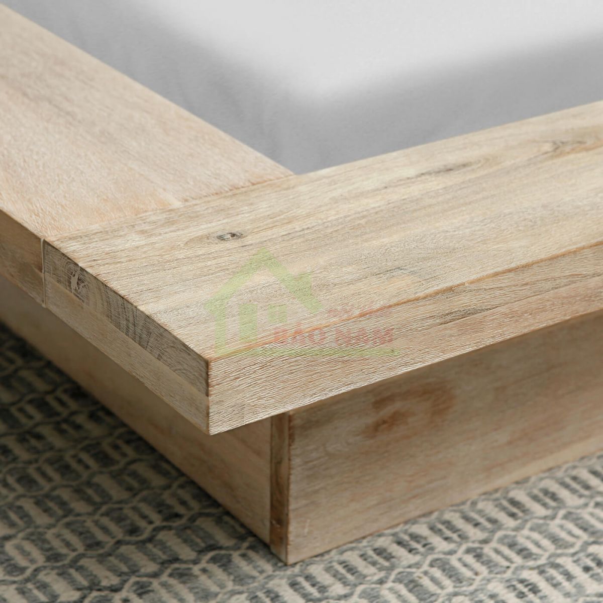 giường gỗ an cường đẹp giá rẻ - đóng giường ngủ gỗ hiện đại