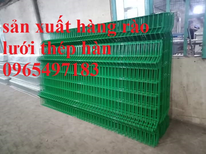 Hàng rào lưới thép uốn sóng trên thân, hàng rào lưới thép chấn sóng