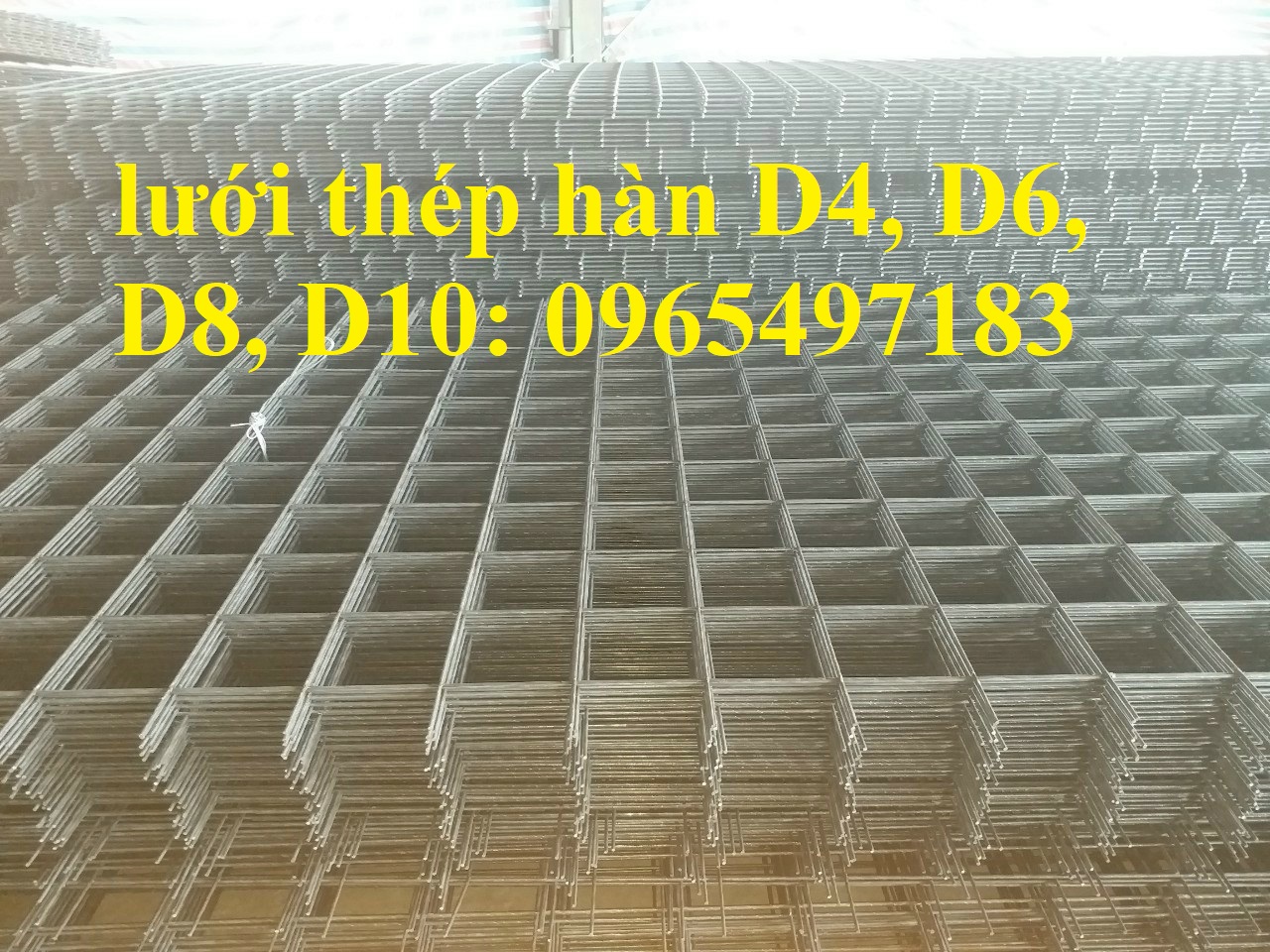 Lưới thép hàn D8 A100X100, 150X150, 200X200 sản xuất theo yêu cầu