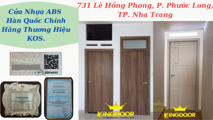 Cửa nhựa ABS Hàn Quốc tại Diên Khánh - mẫu cửa đẹp
