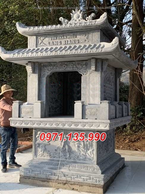 Miếu thờ đá - Mẫu miếu sơn thần linh bằng đá đẹp bán Lâm Đồng
