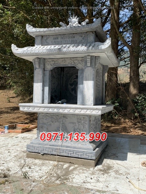 Miếu thờ đá - Mẫu miếu sơn thần linh bằng đá đẹp bán Lâm Đồng