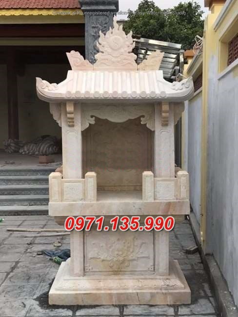 Miếu thờ đá - Mẫu miếu sơn thần linh bằng đá đẹp bán Lâm Đồng