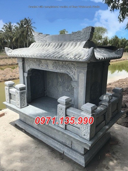 Miếu thờ đá - Mẫu miếu sơn thần linh bằng đá đẹp bán Lâm Đồng