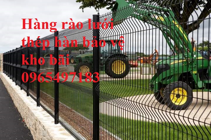 Hàng rào lưới thép mạ kẽm, sơn tĩnh điện,  hàng rào gập đầu, chấn sóng