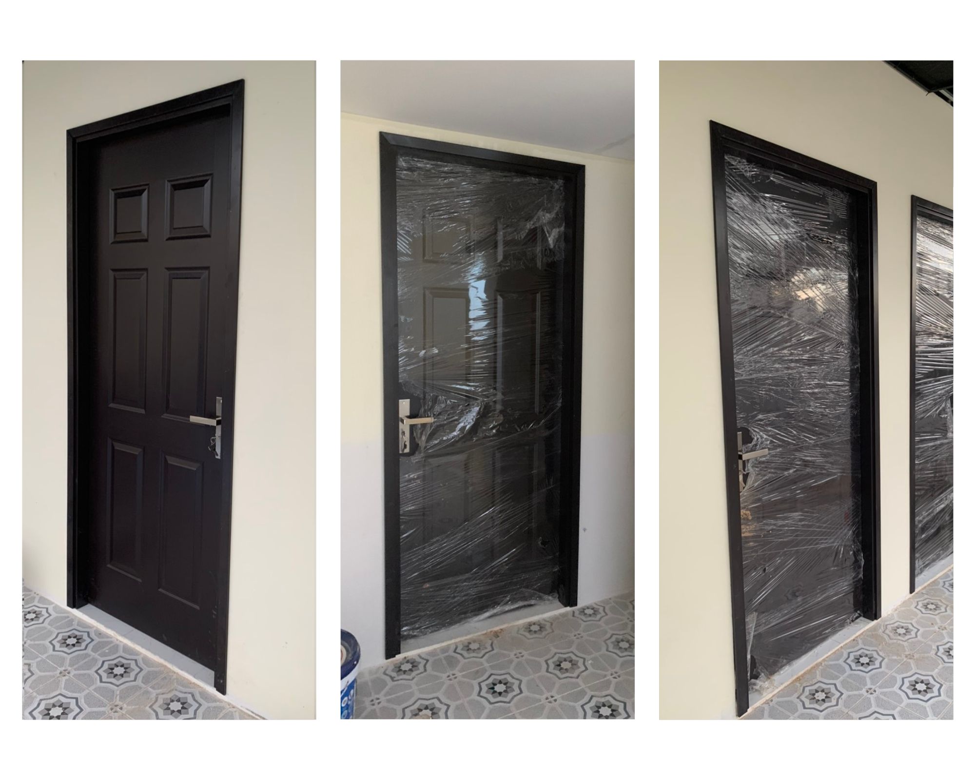 Cửa gỗ công nghiệp HDF tại Quận 8  cửa gỗ giá rẻ