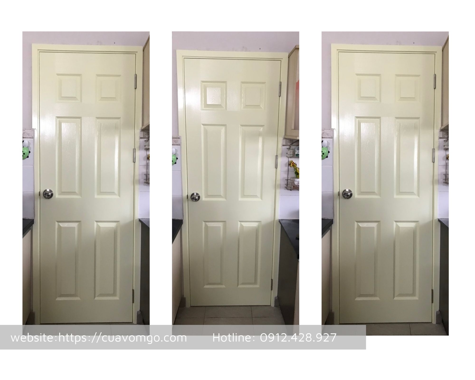 Cửa gỗ công nghiệp HDF tại Quận 8  cửa gỗ giá rẻ