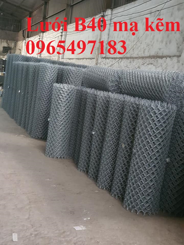 Lưới B40 mạ kẽm ô 50x50mm, 60x60mm, 70x70mm có sẵn tại Hà Nội