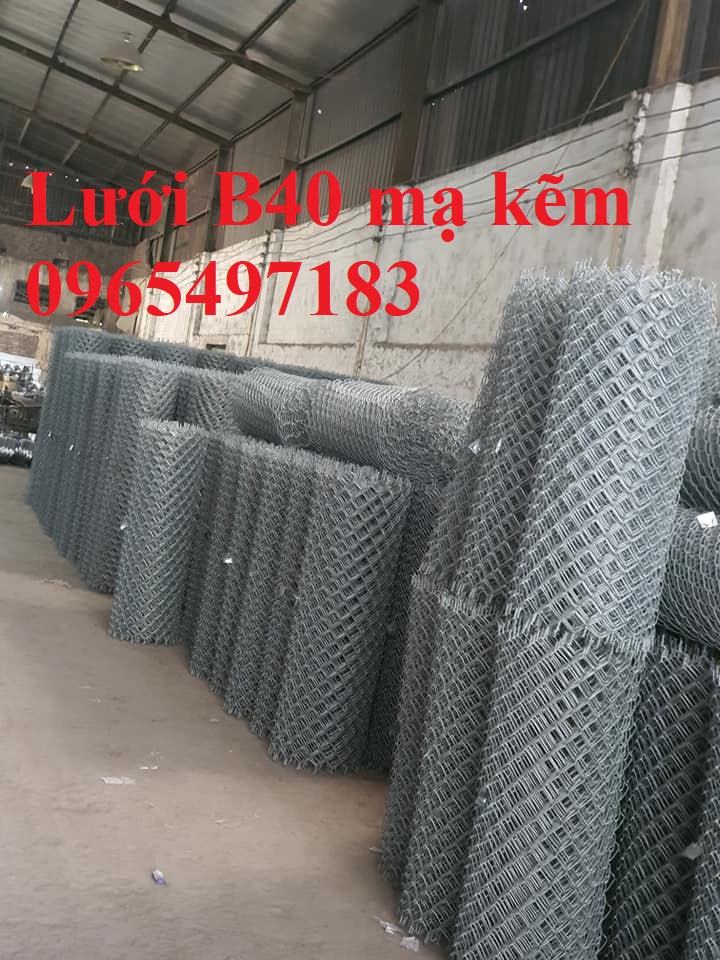 Lưới B40 mạ kẽm ô 50x50mm, 60x60mm, 70x70mm có sẵn tại Hà Nội