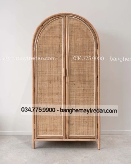 Tủ mây để quần áo đẹp - Bàn ghế mây tre đan