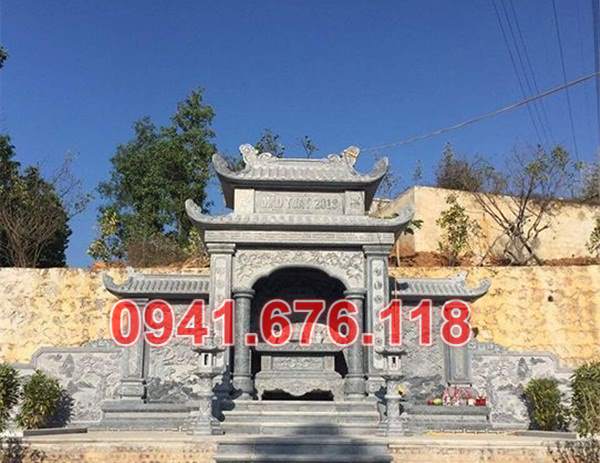 Mẫu 235 miếu thờ đá sơn thần linh thiên địa ngoài trời bán bắc ninh