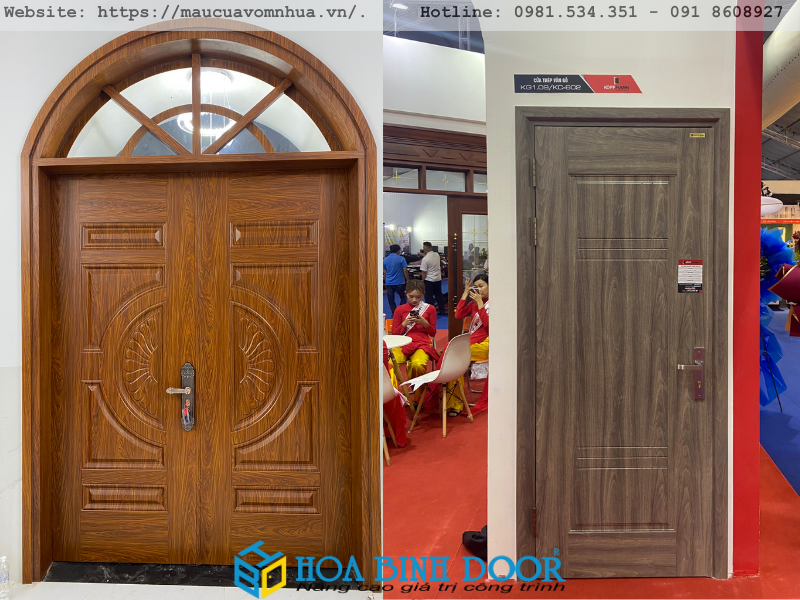 Cửa thép vân gỗ tại Tây Ninh - Mẫu cửa đẹp nhất 2023