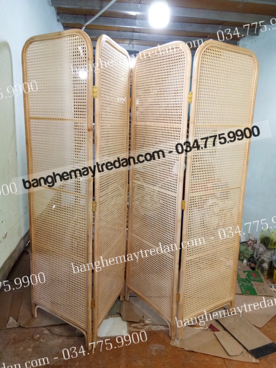 Bình phon bằng mây tự nhiên - Mây Tre Lục Bình