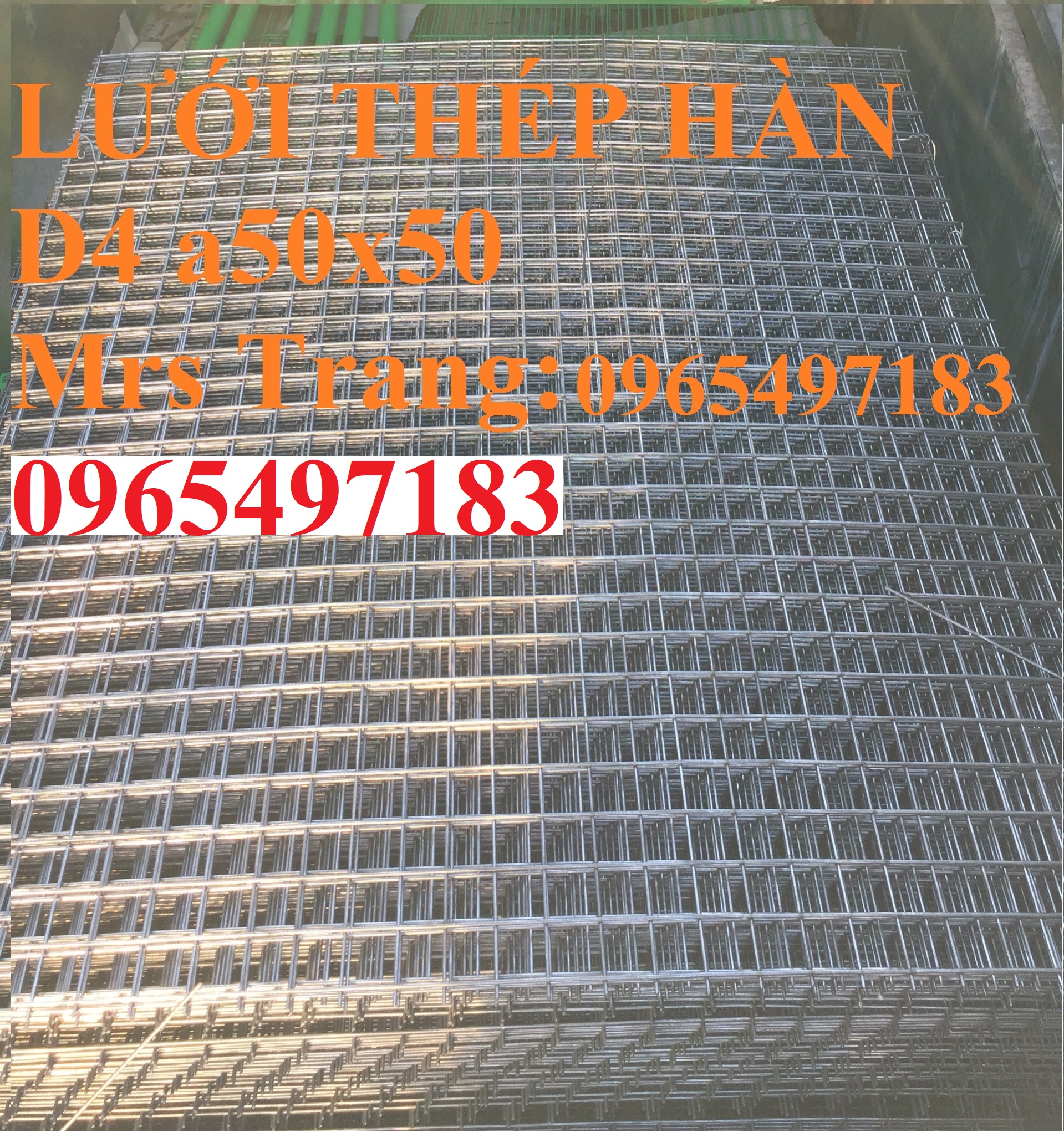 Gía lưới thép hàn D4 ô 50x50mm tại Hà Nội