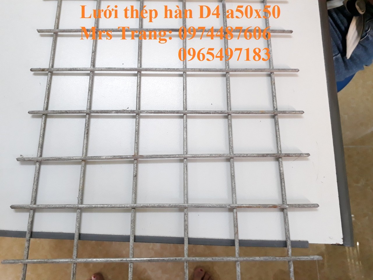 Gía lưới thép hàn D4 ô 50x50mm tại Hà Nội