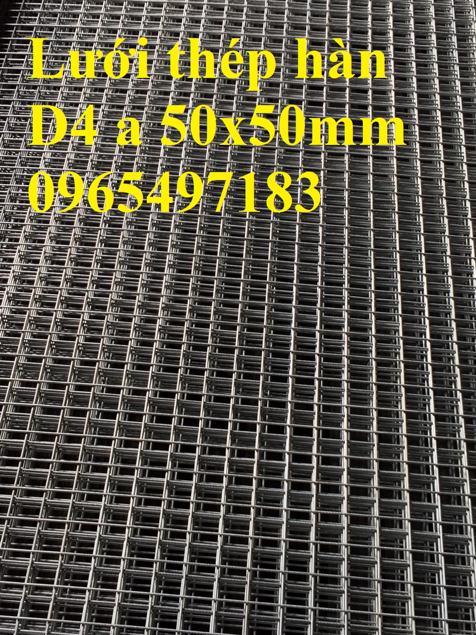 Gía lưới thép hàn D4 ô 50x50mm tại Hà Nội