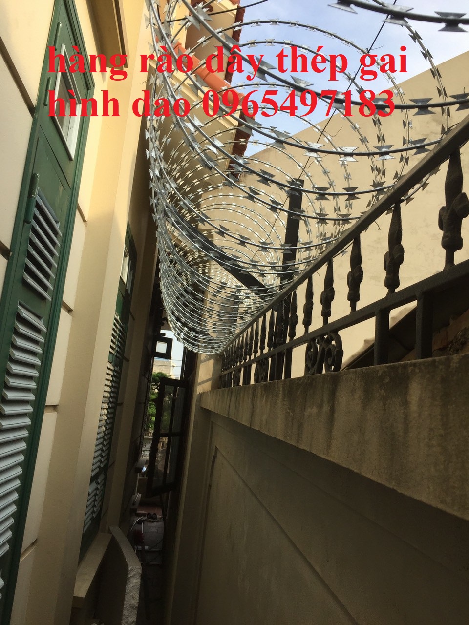 Đại lý dây thép gai hình dao, kẽm gai lưỡi dao chống trộm tại Hà Nội