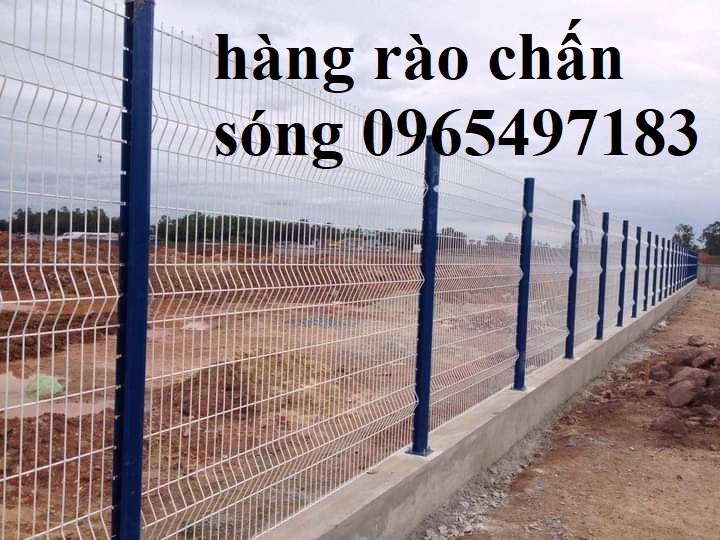 Lưới thép hàng rào mạ kẽm sơn  sơn tĩnh điện, hàng rào thép hàn