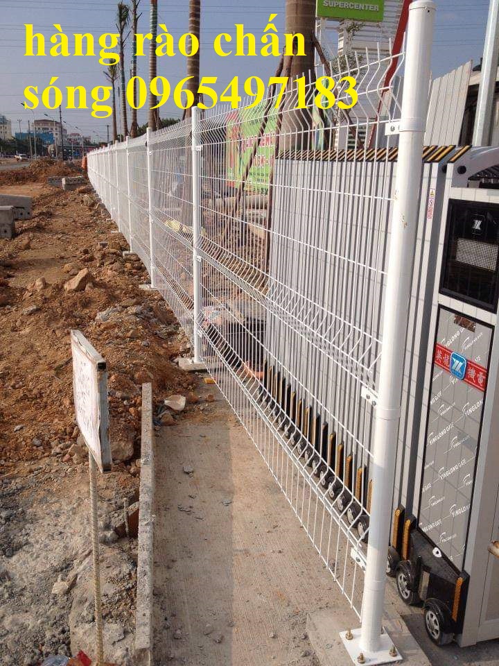 Lưới thép hàng rào mạ kẽm sơn  sơn tĩnh điện, hàng rào thép hàn