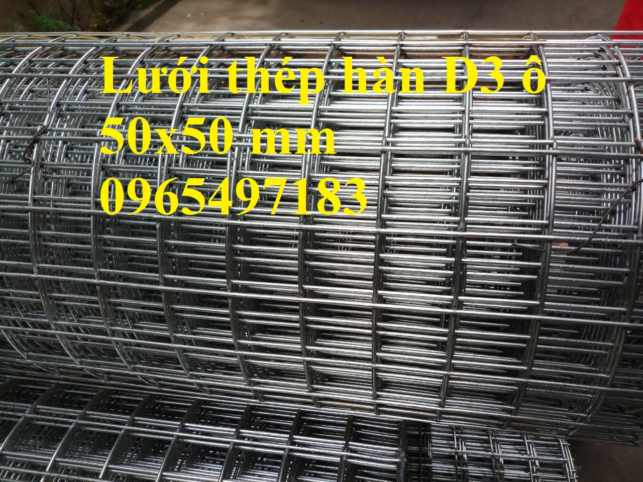 Gía lưới thép hàn D3 A 50X50mm tại Hà Nội