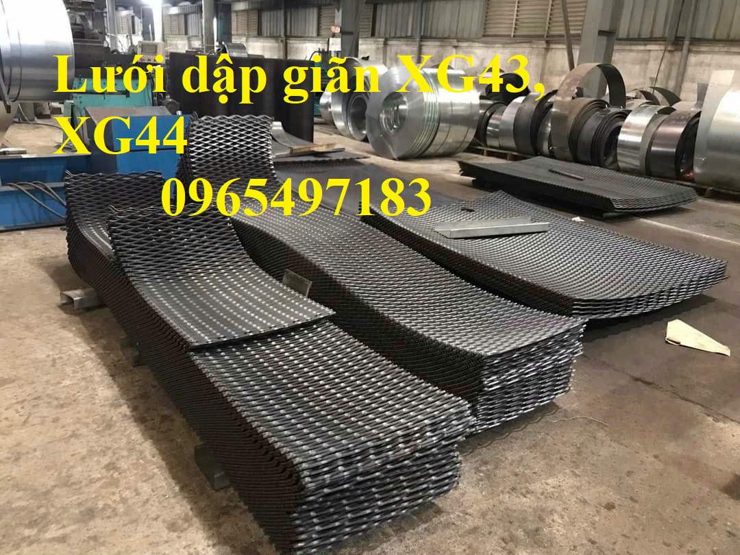 Lưới mắt cáo, lưới trám, lưới dập giãn XG43, XG44 mắt lưới 22x50.8mm