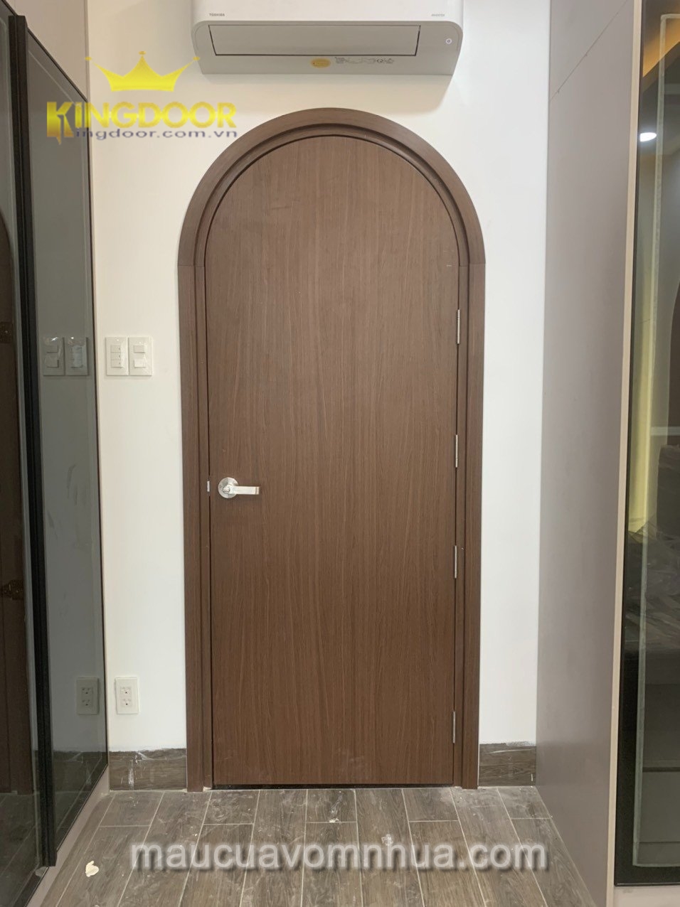 CỬA VÒM NHỰA COMPOSITE TẠI PHÚ YÊN - MẪU CỬA VÒM ĐẸP