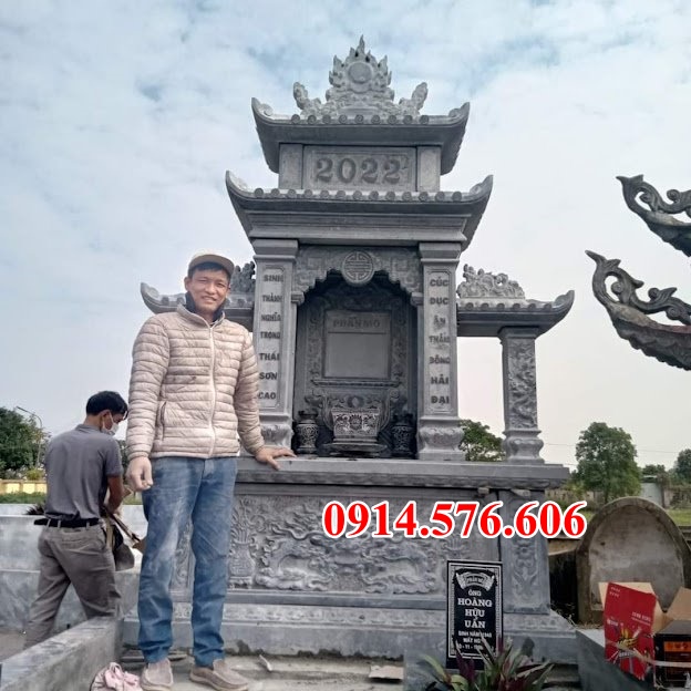 Mẫu 181 lăng thờ đá đẹp - hình ảnh củng kỳ đài lầu thờ nghĩa trang