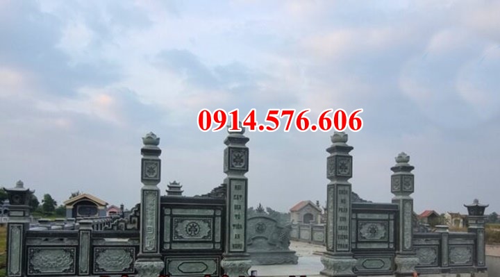 Mẫu 181 lăng thờ đá đẹp - hình ảnh củng kỳ đài lầu thờ nghĩa trang