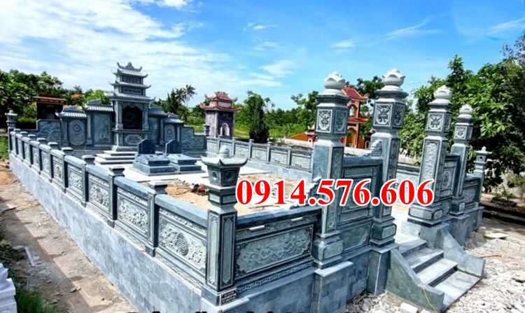 Mẫu 181 lăng thờ đá đẹp - hình ảnh củng kỳ đài lầu thờ nghĩa trang