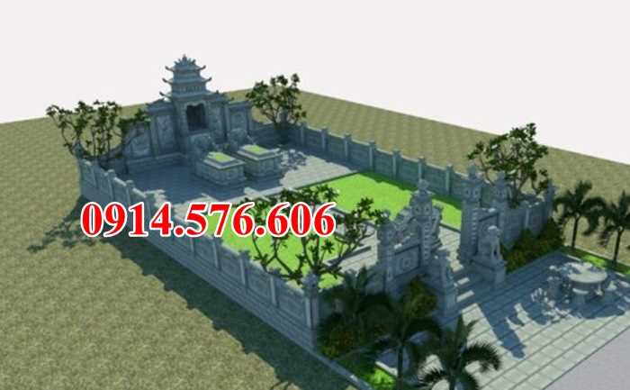 Mẫu 181 lăng thờ đá đẹp - hình ảnh củng kỳ đài lầu thờ nghĩa trang
